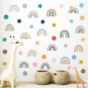 Sticker arc en ciel 78 Stickers