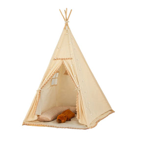 Tipi avec pompons pour enfant