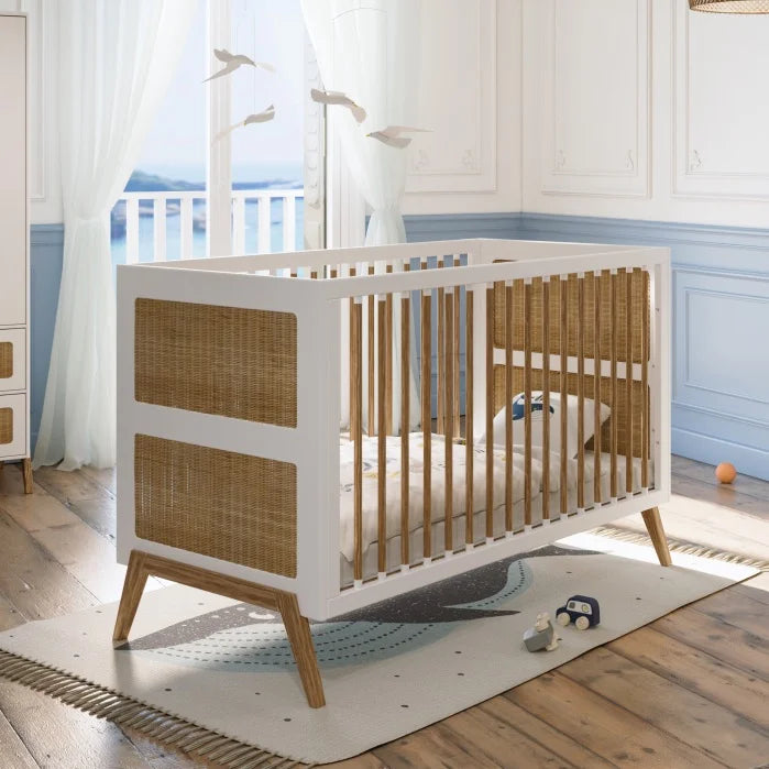Lit bébé évolutif Marélia 70x140 Neige Théo Bébé - Cribs & Toddler Beds par Théo Bébé