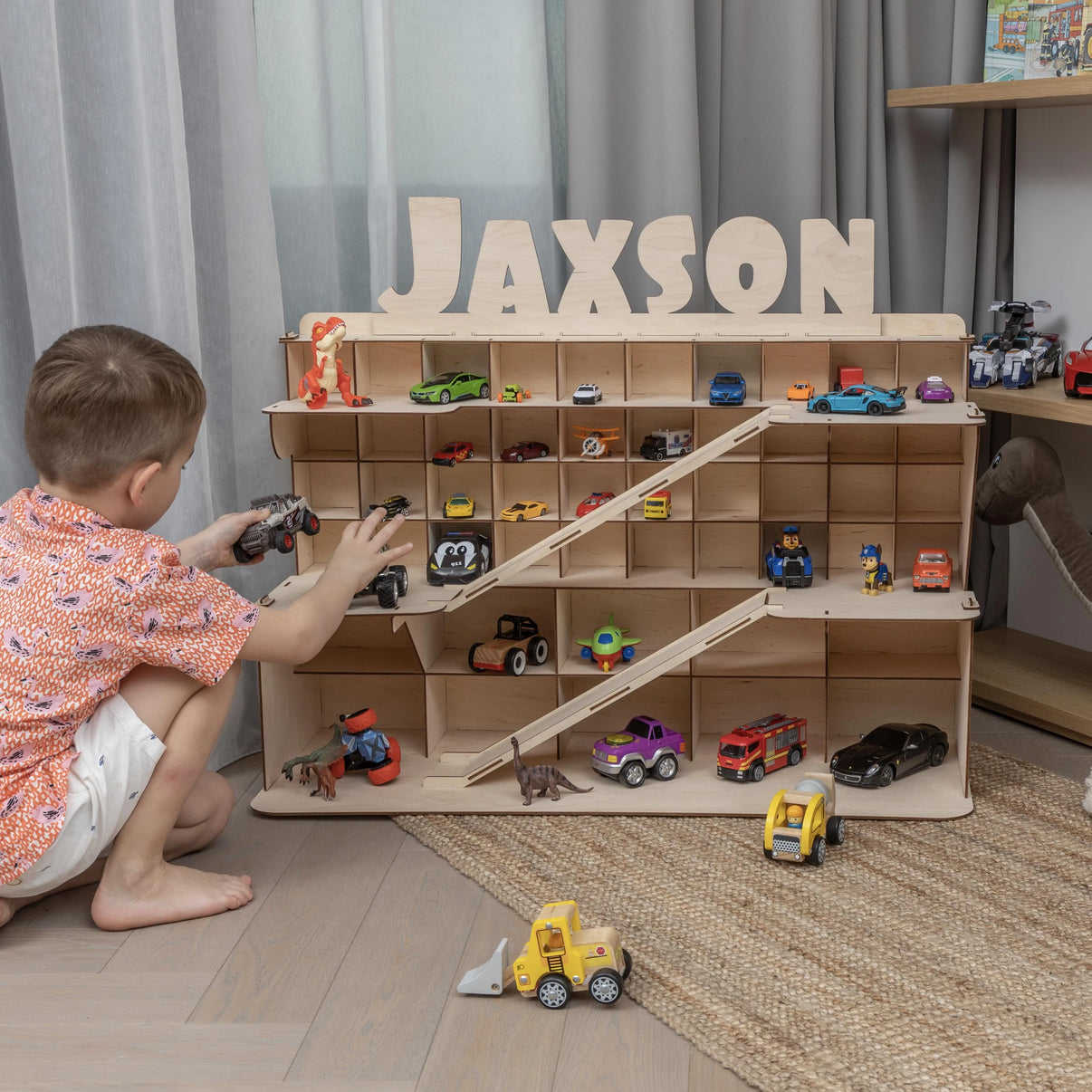 Garage en bois pour enfants à personnaliser