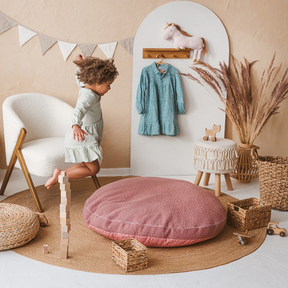 Coussin de sol bouclette Teddy