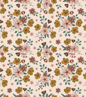 Papier peint Capucine motif bouquet Lilipinso - Wallpapers par Lilipinso