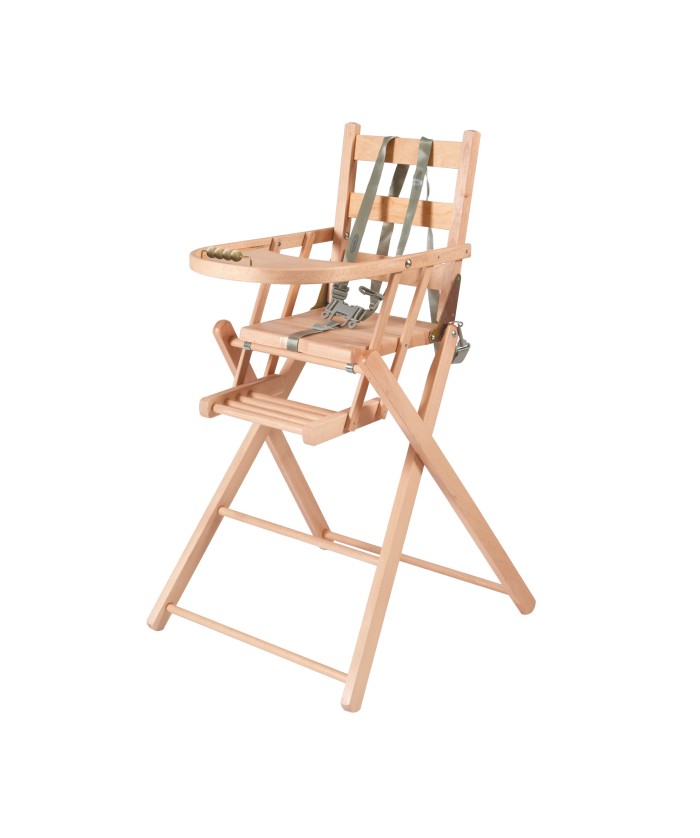 Chaise haute bébé gourmand relookée à l'atelier - La Fée Caséine