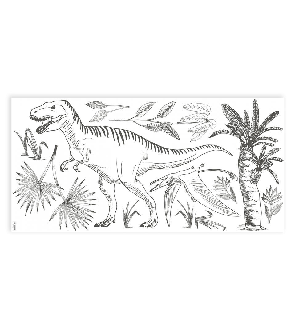 Stickers muraux Dinosaure Lilipinso - Wallpapers par Lilipinso