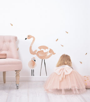 Grands stickers Flamingo Lilipinso - Wallpapers par Lilipinso