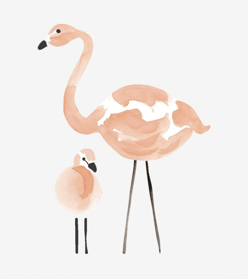 Grands stickers Flamingo Lilipinso - Wallpapers par Lilipinso