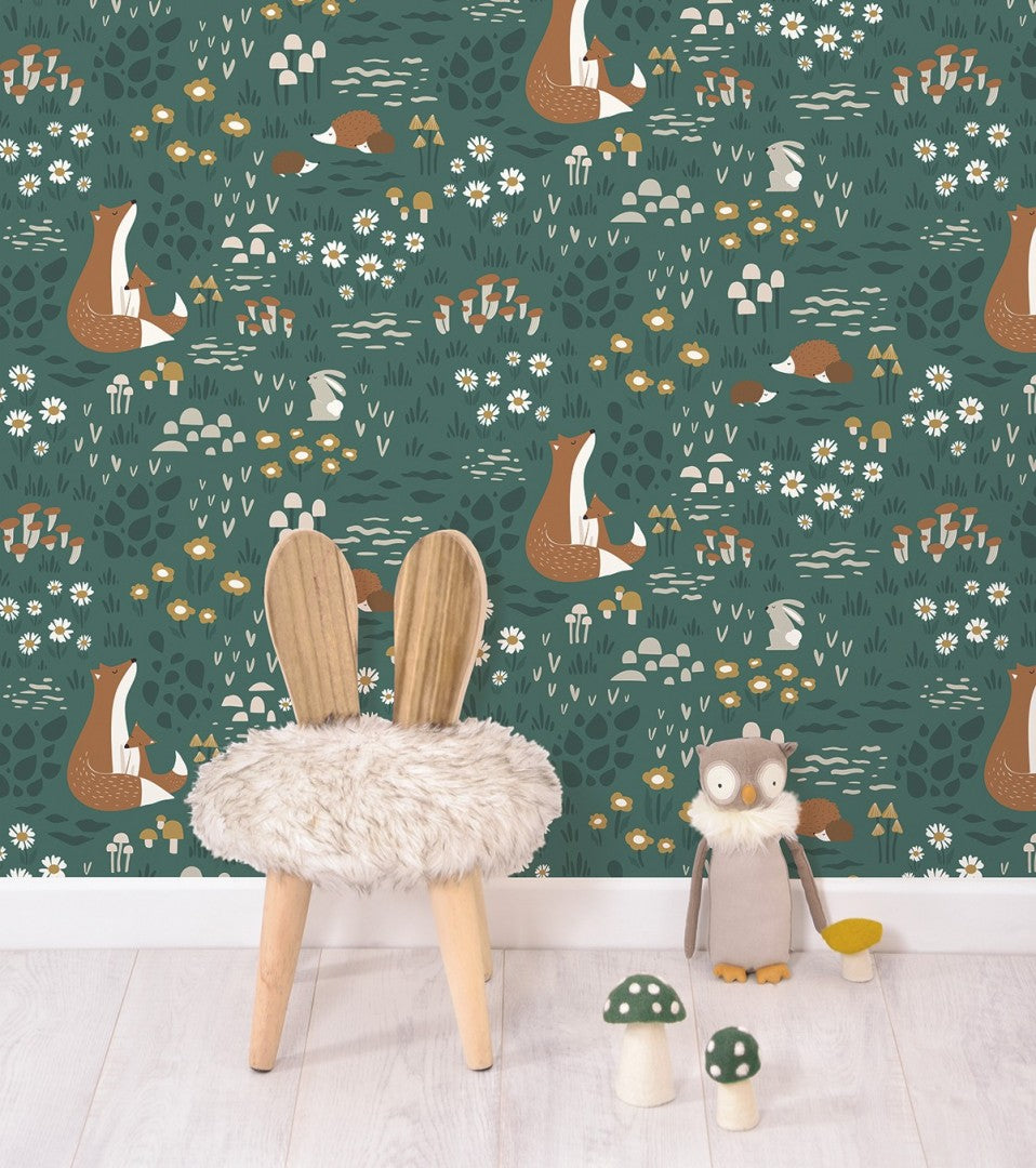 Papier peint Forest Happiness Lilipinso - Wallpapers par Lilipinso