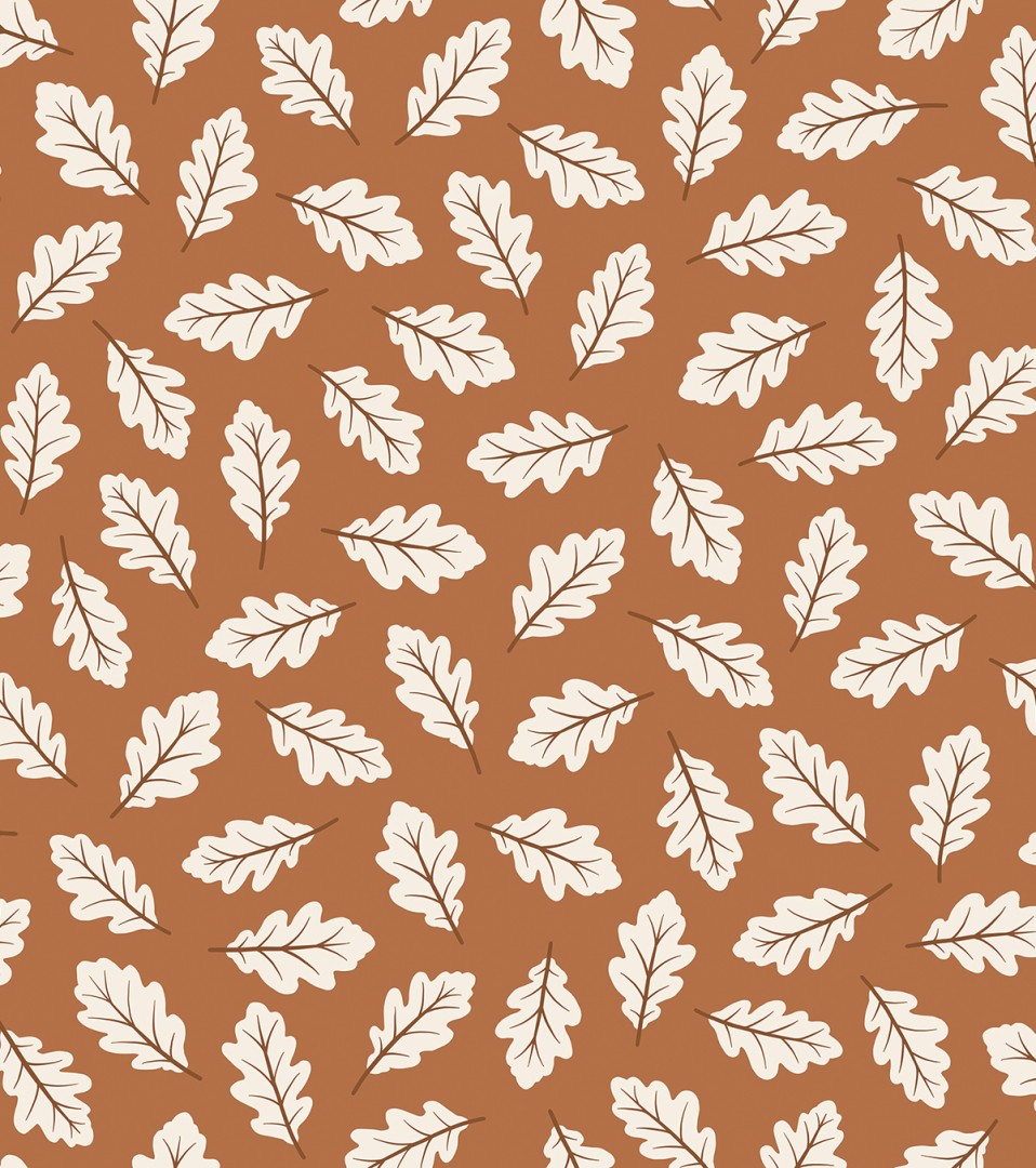 Papier peint Jöro motif feuilles de chêne Lilipinso - Wallpapers par Lilipinso