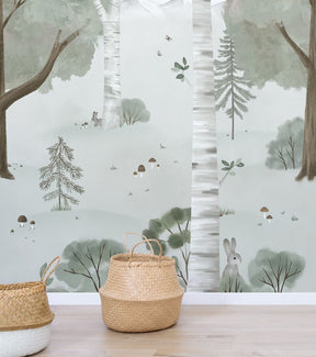 Papier peint Kharu forêt et ours Lilipinso - Wallpapers par Lilipinso