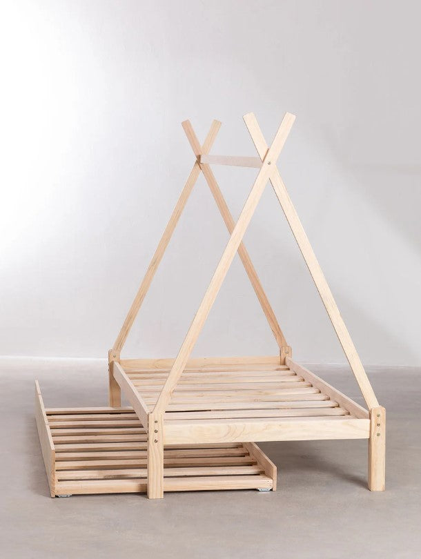 Lit en bois pour matelas de 90 cm Joan Kids - Cribs & Toddler Beds par Sklum