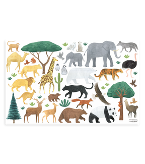 Planche de stickers Living Earth Lilipinso - Wallpapers par Lilipinso