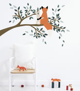Grand sticker renard et lapin Lilipinso - Wallpapers par Lilipinso