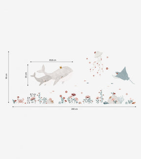 Planche de stickers Ocean Field Lilipinso - Wallpapers par Lilipinso