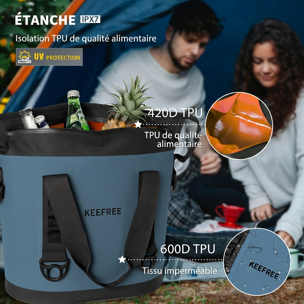 Sac Isotherme Imperméable Outdoor - Capacité 15L
