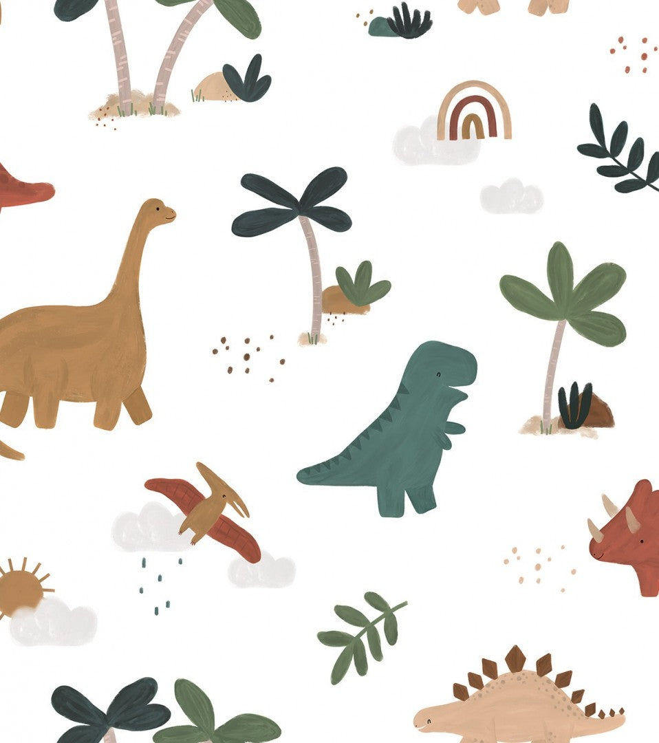 Papier peint Sunny motif dinosaures Lilipinso - Wallpapers par Lilipinso