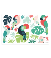 Planche de stickers Tropica Lilipinso - Wallpapers par Lilipinso