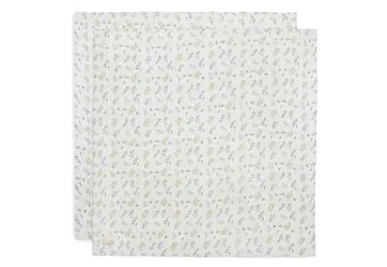 Lange gaze de Coton (x2) 115x115cm Wild Flowers - Jollein - Swaddling & Receiving Blankets par Jollein
