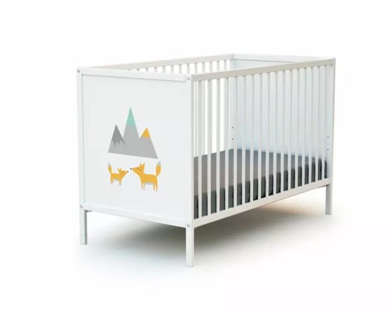 Lit Bébé 60x120cm à Panneaux Webaby AT4 - Cribs & Toddler Beds par AT4