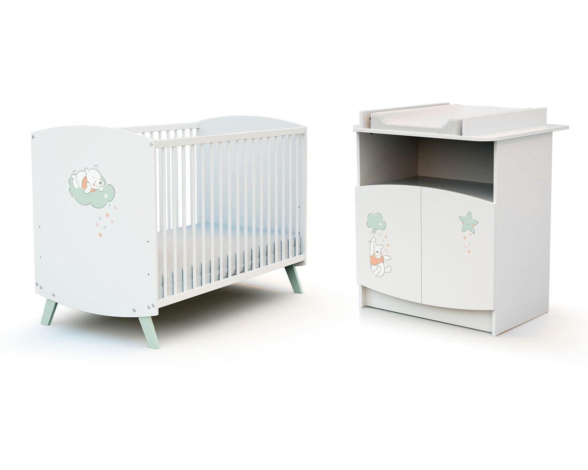 Duo Lit + Commode DISNEY AT4 - Baby & Toddler Furniture par AT4