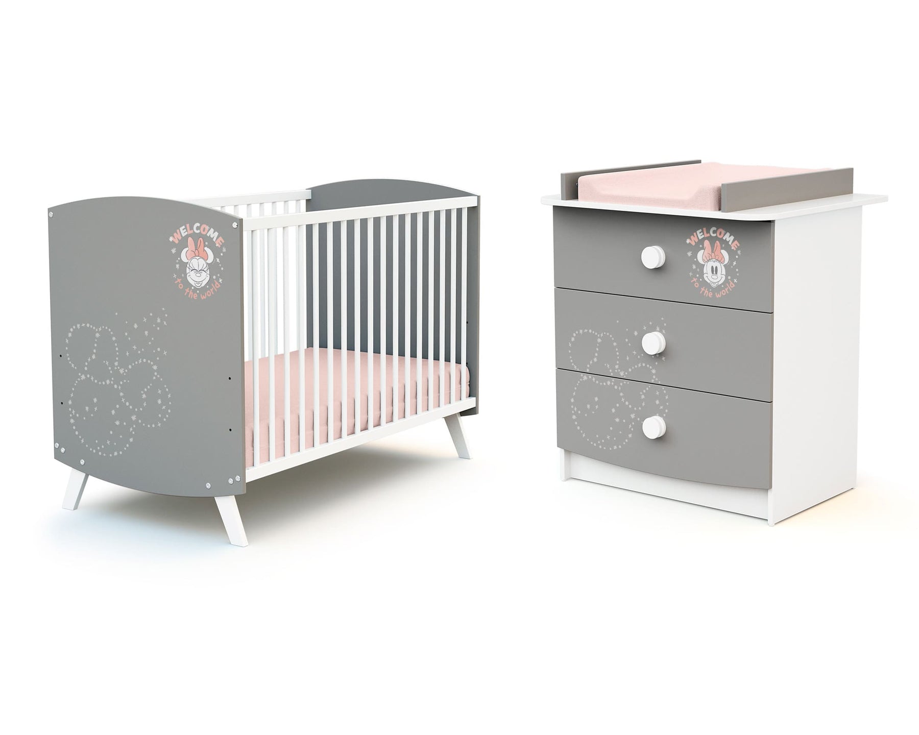 Duo Lit + Commode DISNEY AT4 - Baby & Toddler Furniture par AT4