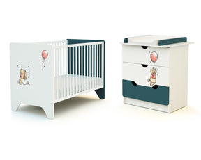 Duo Lit + Commode DISNEY AT4 - Baby & Toddler Furniture par AT4