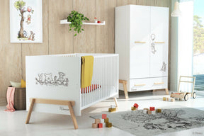 Lit Bébé 70x140cm Disney Winnie Canaille AT4 - Cribs & Toddler Beds par AT4