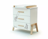 Commode à langer avec rangement Disney Winnie Canaille AT4 - Dressers par AT4