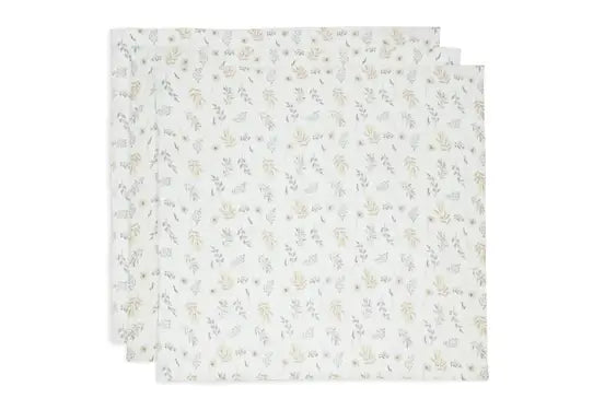 Lange gaze de Coton (x3) 70x70cm Wild Flowers - Jollein - Swaddling & Receiving Blankets par Jollein