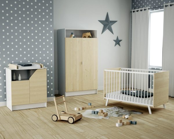 Lit Bébé 60x120cm Carnaval AT4 - Cribs & Toddler Beds par AT4