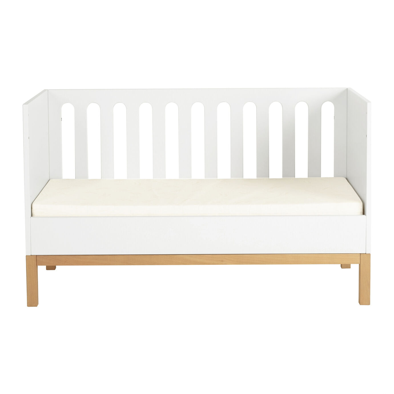 Lit à barreaux bébé 140x70cm Indigo White Quax - Cribs & Toddler Beds par Quax