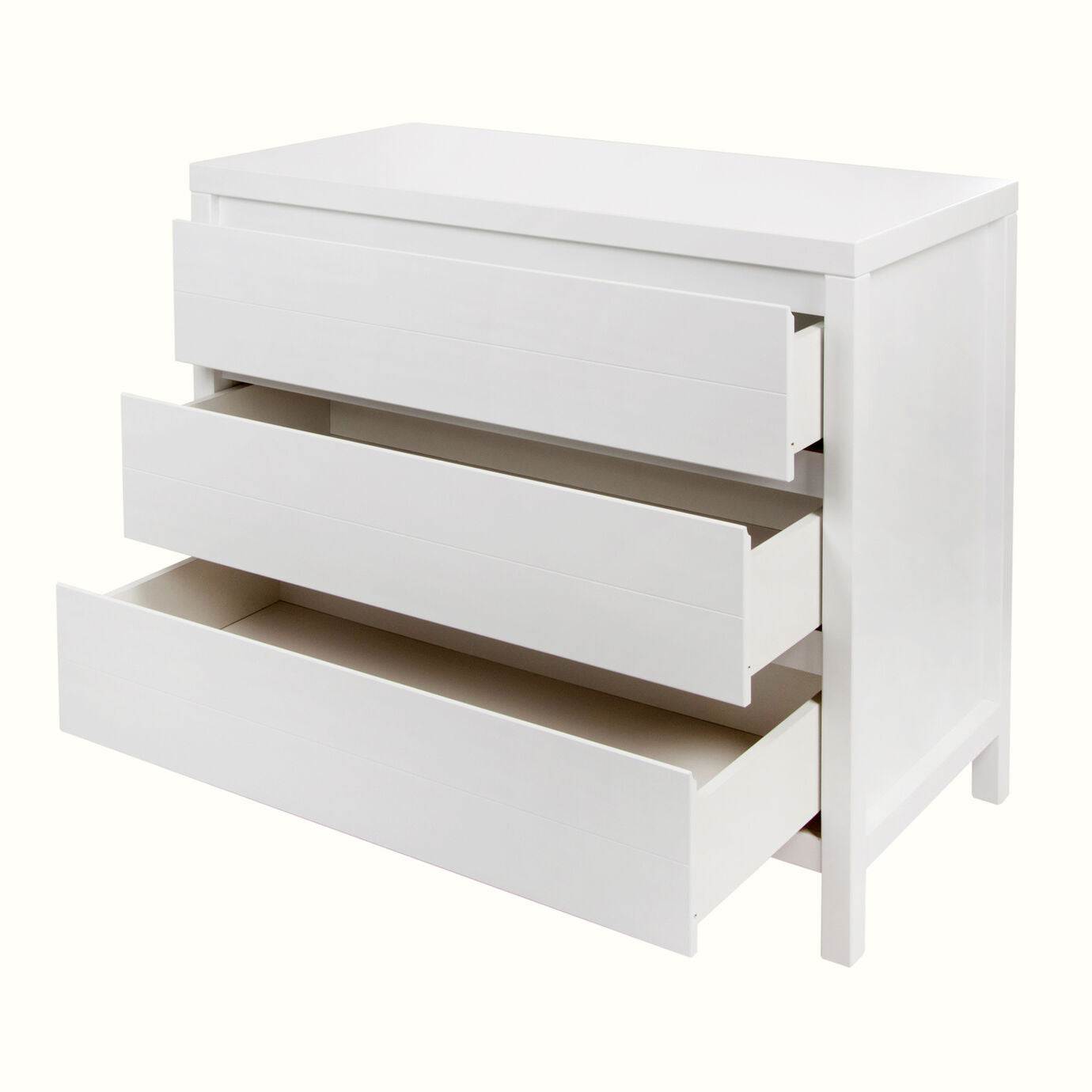 Commode 3 Tiroirs Stripes White Quax - Dressers par Quax