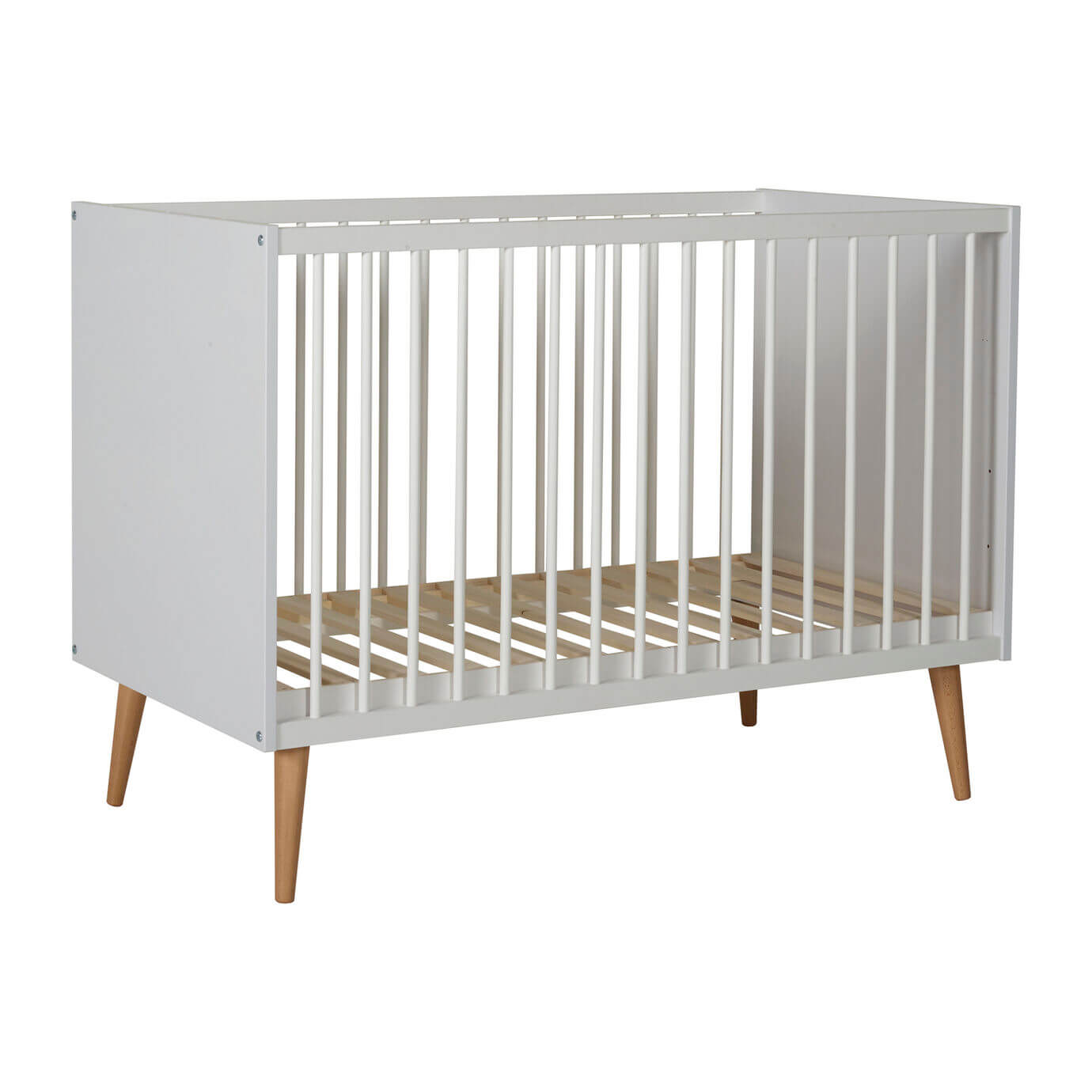 Lit bébé Cocoon Ice White pour matelas (120x60cm) Quax - Cribs & Toddler Beds par Quax