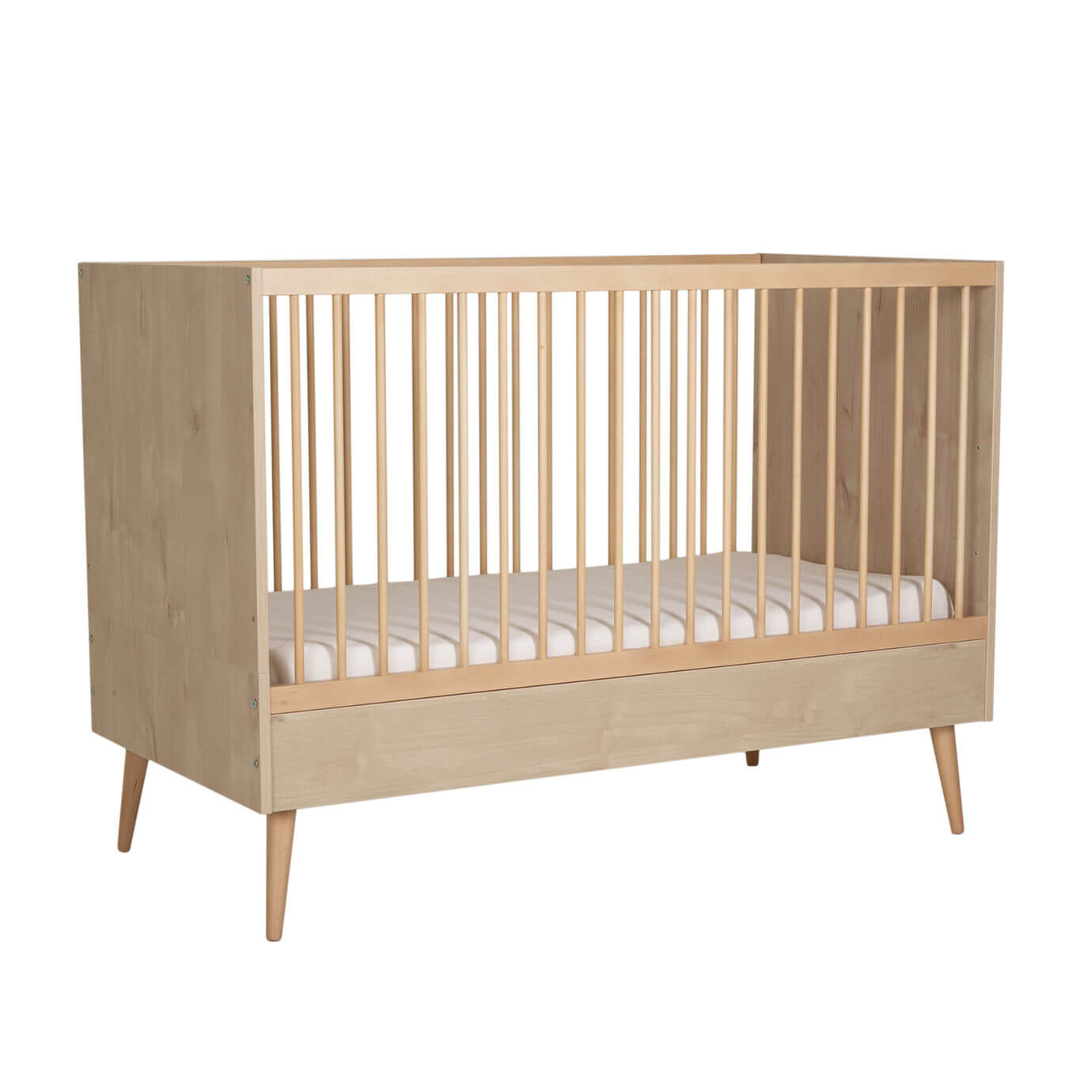 Lit évolutif Cocoon Natural Oak (140x70cm) Quax - Cribs & Toddler Beds par Quax