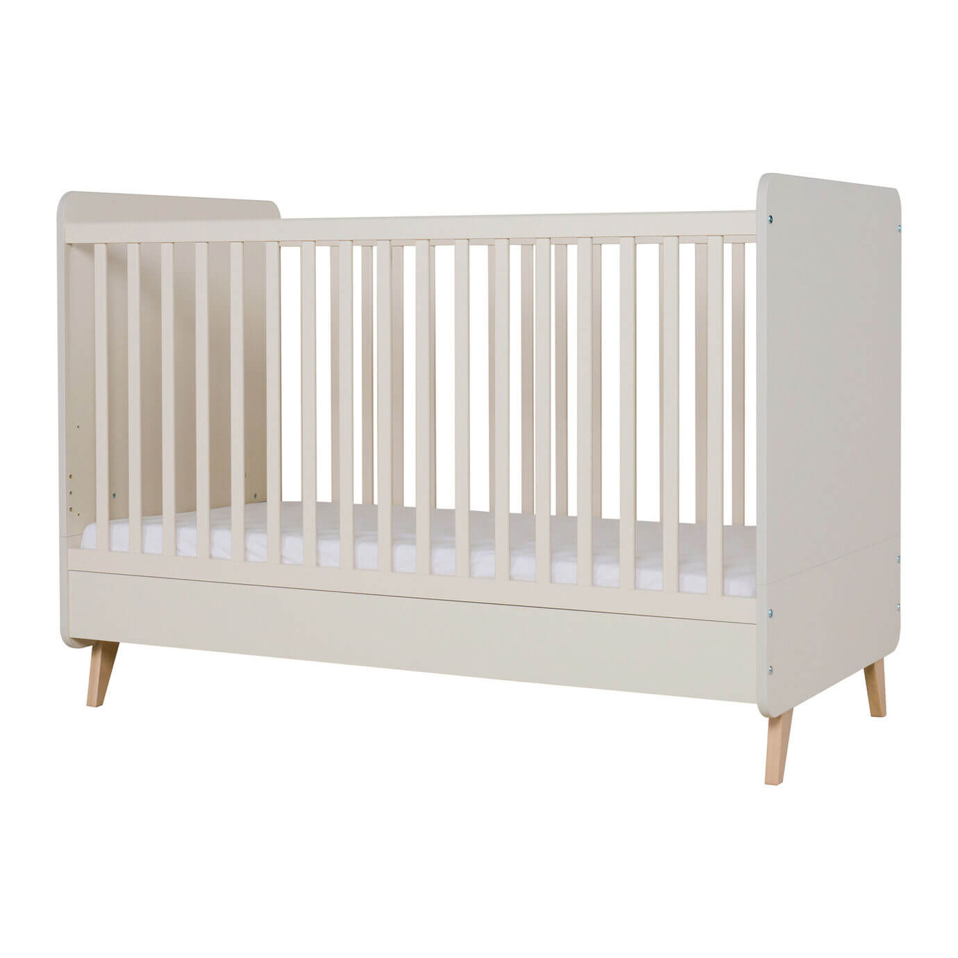 Lit évolutif Loft Argile (140x70cm) Quax - Cribs & Toddler Beds par Quax