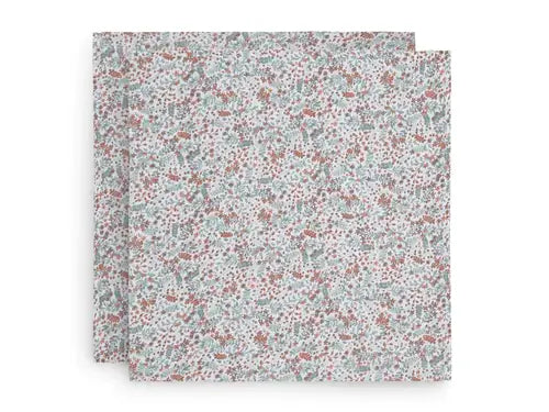 Lange gaze de Coton (x2) 115x115cm Bloom - Jollein - Swaddling & Receiving Blankets par Jollein