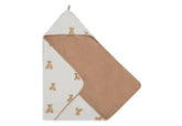 Cape de Bain 75x75cm Teddy Bear GOTS - Jollein - Bath Towels & Washcloths par Jollein