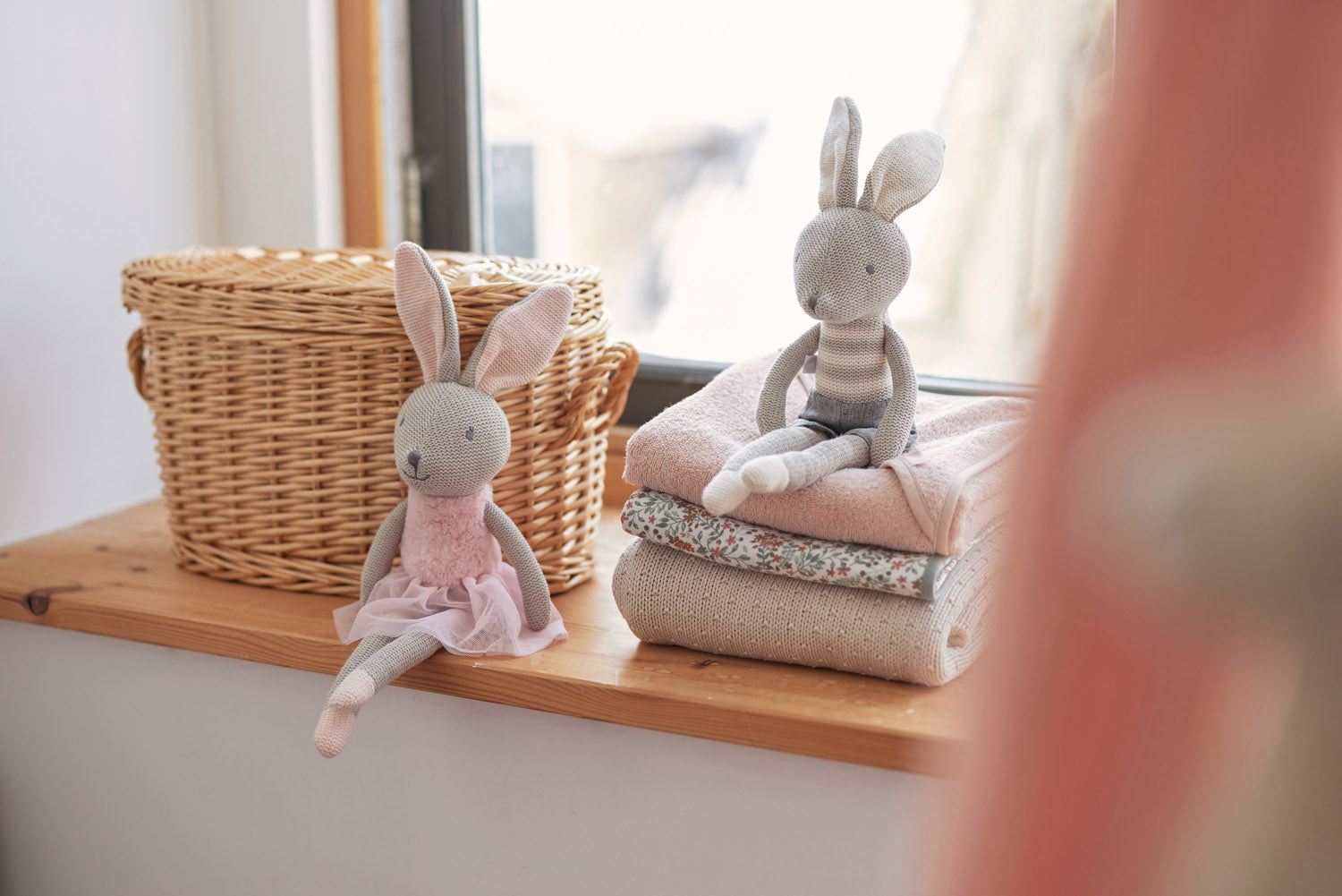 Doudou Bunny Nola Jollein - Stuffed Animals par Jollein