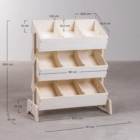 Meuble de rangement à jouets en bois Yerai Kids - Cabinets & Storage par Sklum