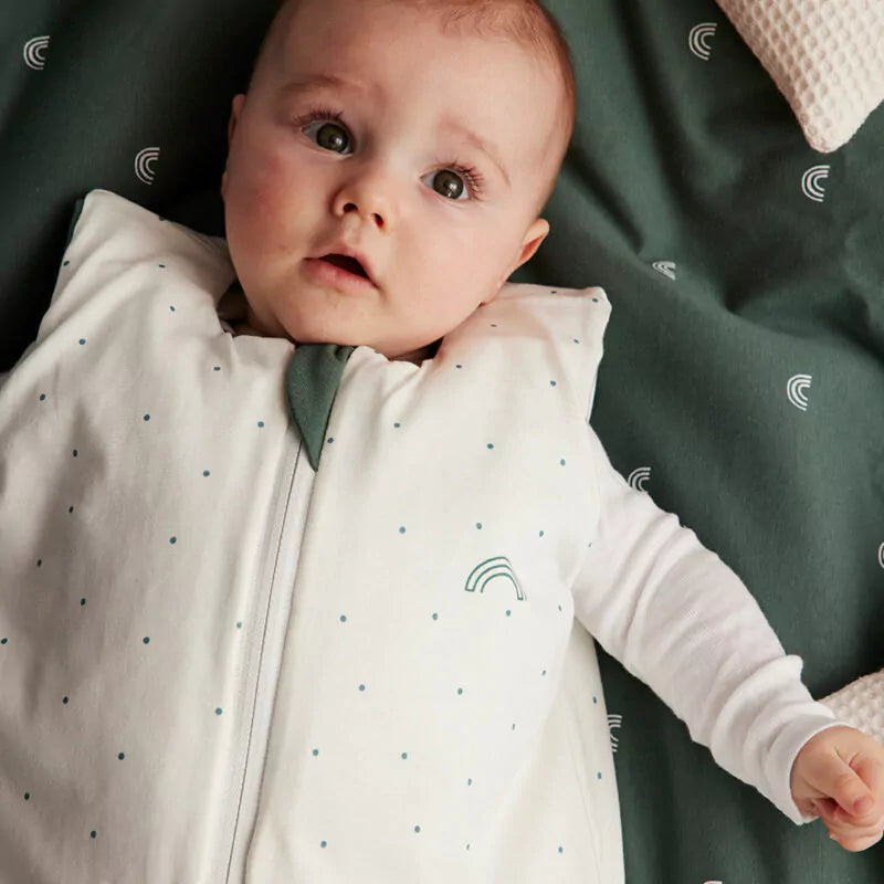 Gigoteuse réversible verte Les Petites Billes - Baby & Toddler Sleepwear par Les Petites Billes