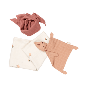 Boîte cadeau pour bébé nouveau-né Pêche Fabelab - Baby Gift Sets par Fabelab