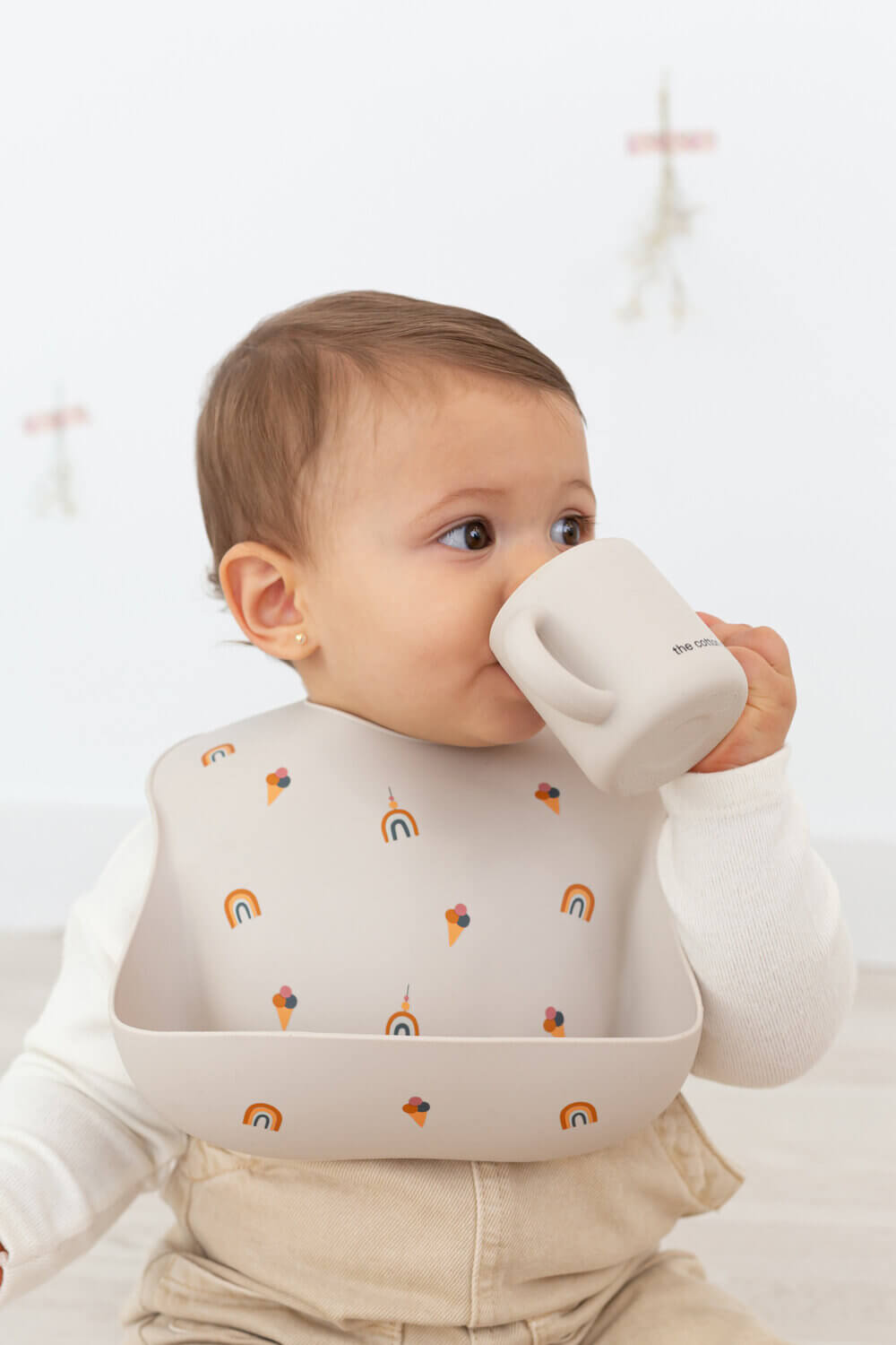 Gobelet à goûter en silicone sans BPA bébé - The Cotton Cloud