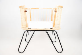 Berceau cododo en rotin et cannage Alwan Créations - Bassinets & Cradles par Alwan Créations