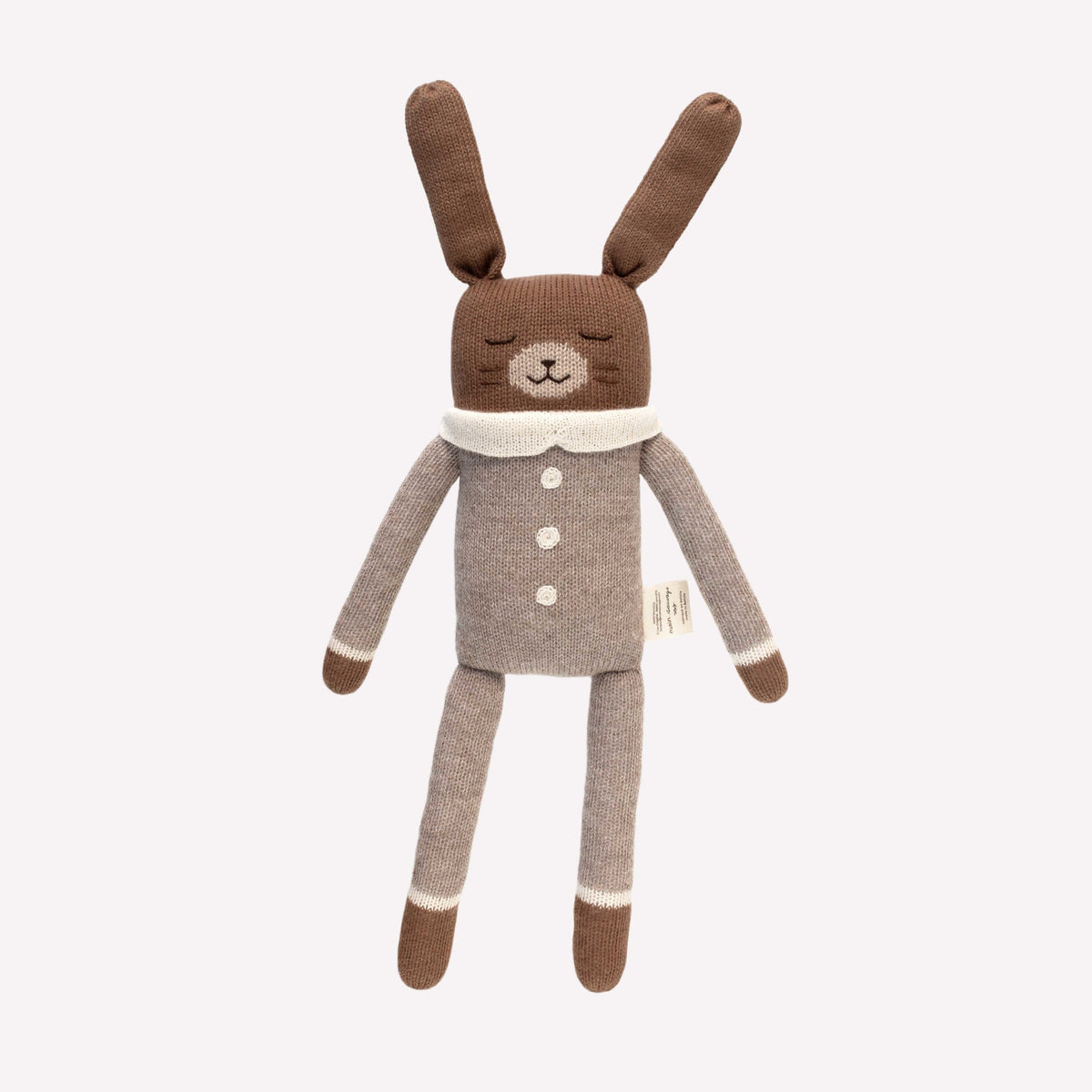 Grand doudou lapin pyjama avoine Main Sauvage - Stuffed Animals par Main Sauvage