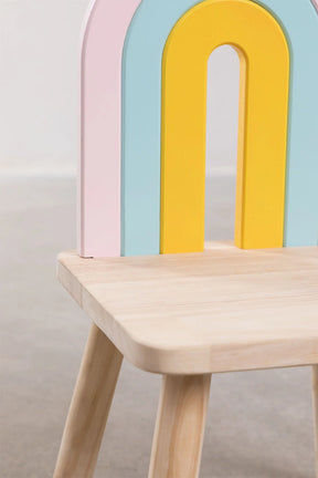 Chaise en bois Mini Rainbow Kids - Chairs par Sklum