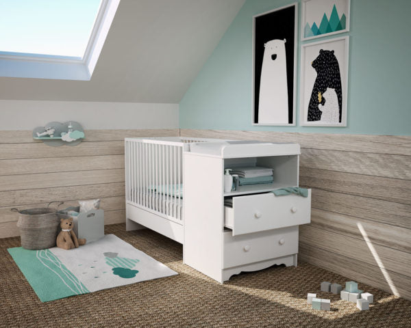 Chambre Évolutive Blanc MARELLE AT4 - Baby & Toddler Furniture par AT4