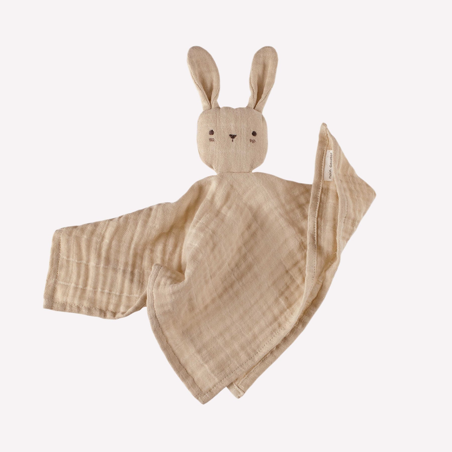Doudou lange lapin sable Main Sauvage - Stuffed Animals par Main Sauvage