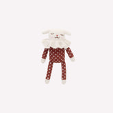Doudou agneau pyjama sienne à pois Main Sauvage - Stuffed Animals par Main Sauvage