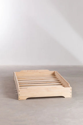 Lit empilable en bois pour matelas de 90 cm Gary Kids - Cribs & Toddler Beds par Sklum
