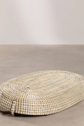 Panier à langer bébé Marlon jonc de mer - Changing Mats & Trays par Sklum