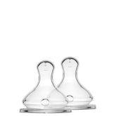 Duo de tétines débit "lent" (S) Élhée - Baby Bottle Nipples par Élhée
